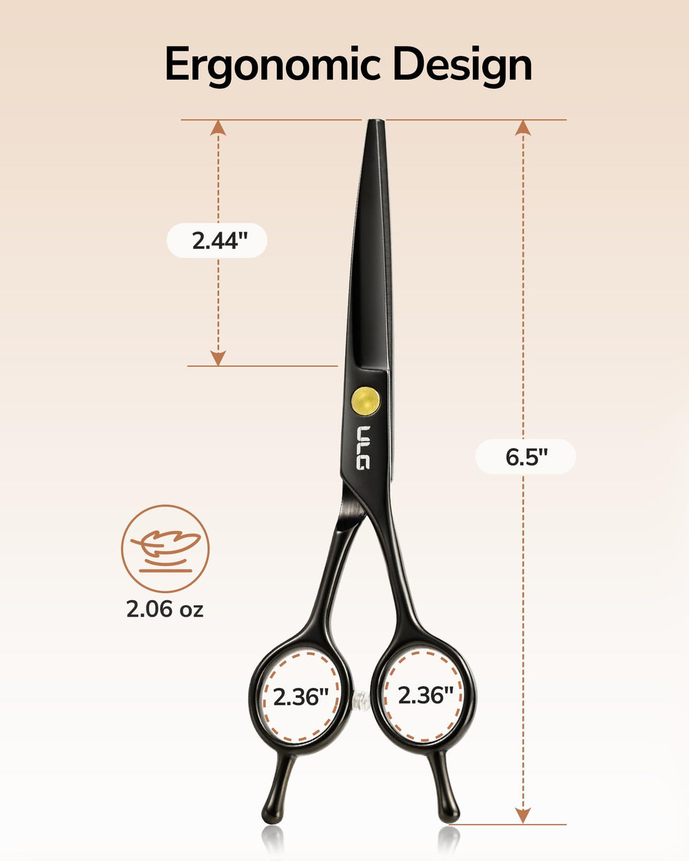 ULG blunt tips safe for skin enable close detailing in tricky areas.