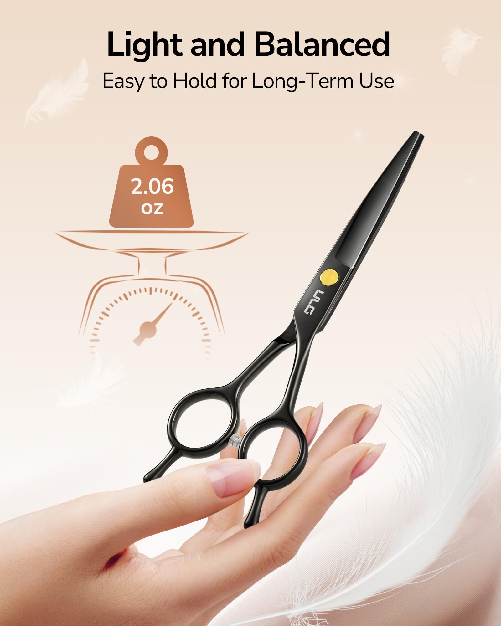 ULG blades crafted from 100% Japanese stainless steel for lasting sharpness and clean cuts.