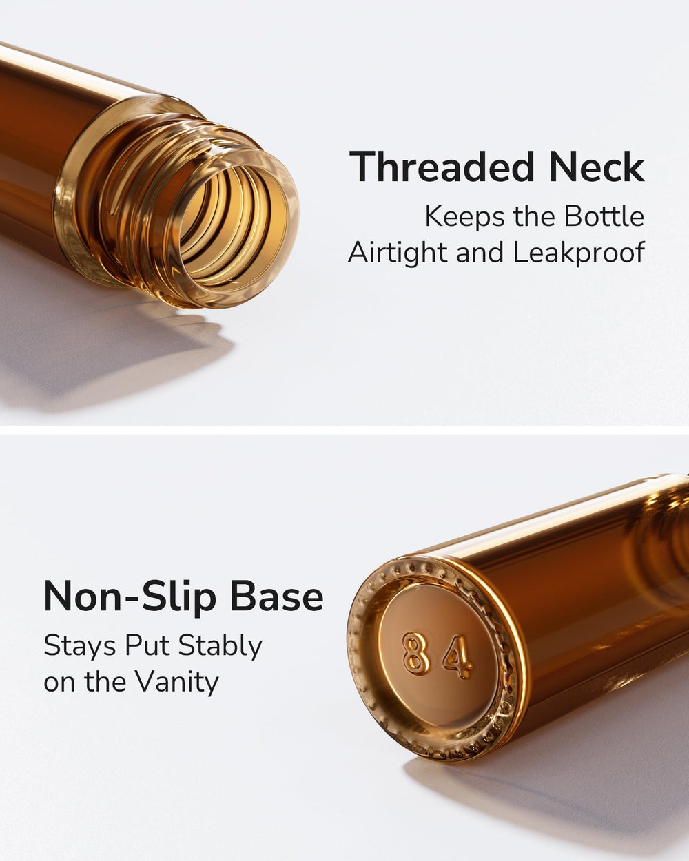 ULG travel-friendly 10ml bottle showcases compact size for purse-ready scents.
