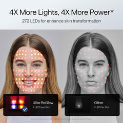 Ulike ReGlow-remote-control enables easy mode changes during at home sessions.