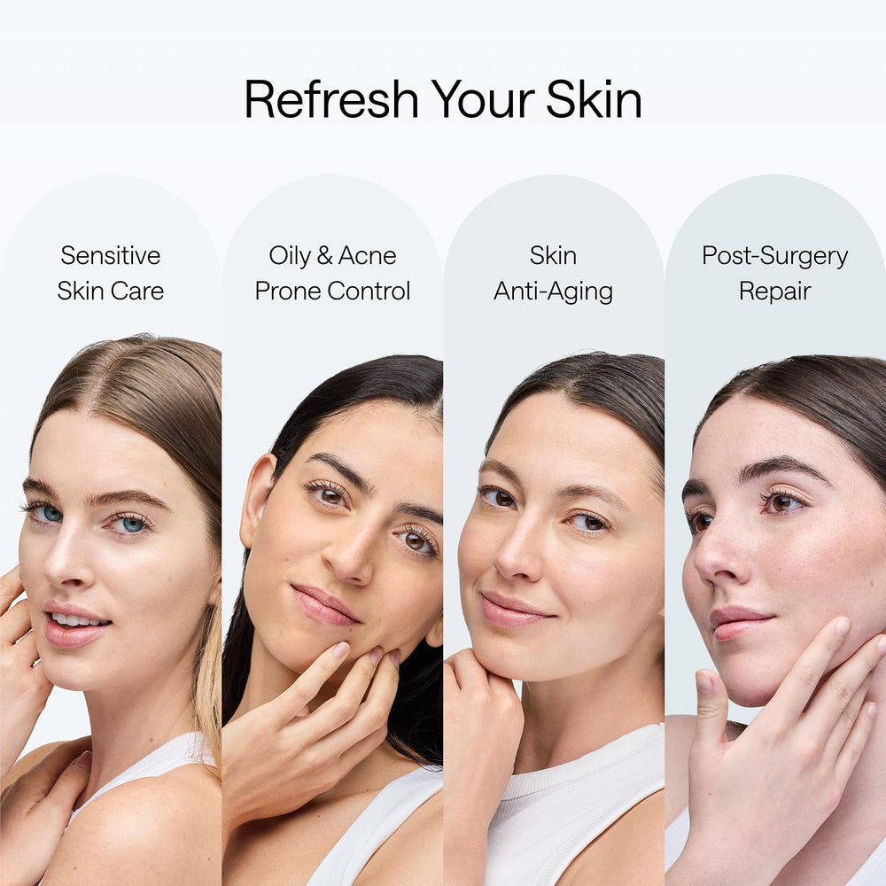 Ulikebeauty moisturizing facial mask after-use glow close-up showing refreshed, plump skin.