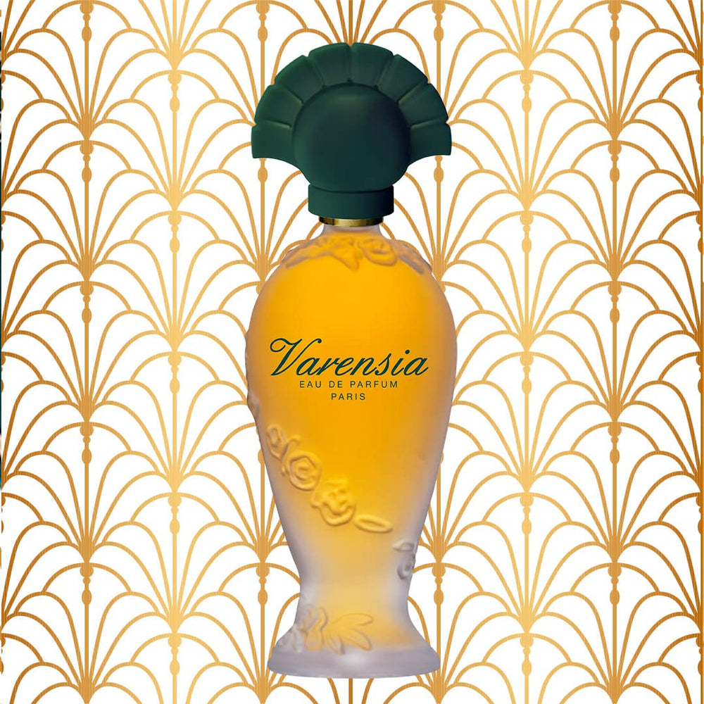 Ulric De Varens Varensia packaging closeup emphasizes gift-ready elegance