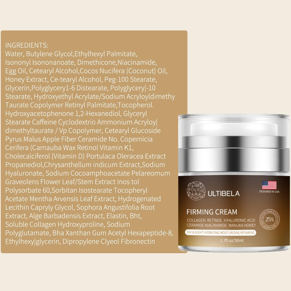 ULTIBELA Daily Use Neck Décolleté image demonstrates quick-absorption hydration for dry skin