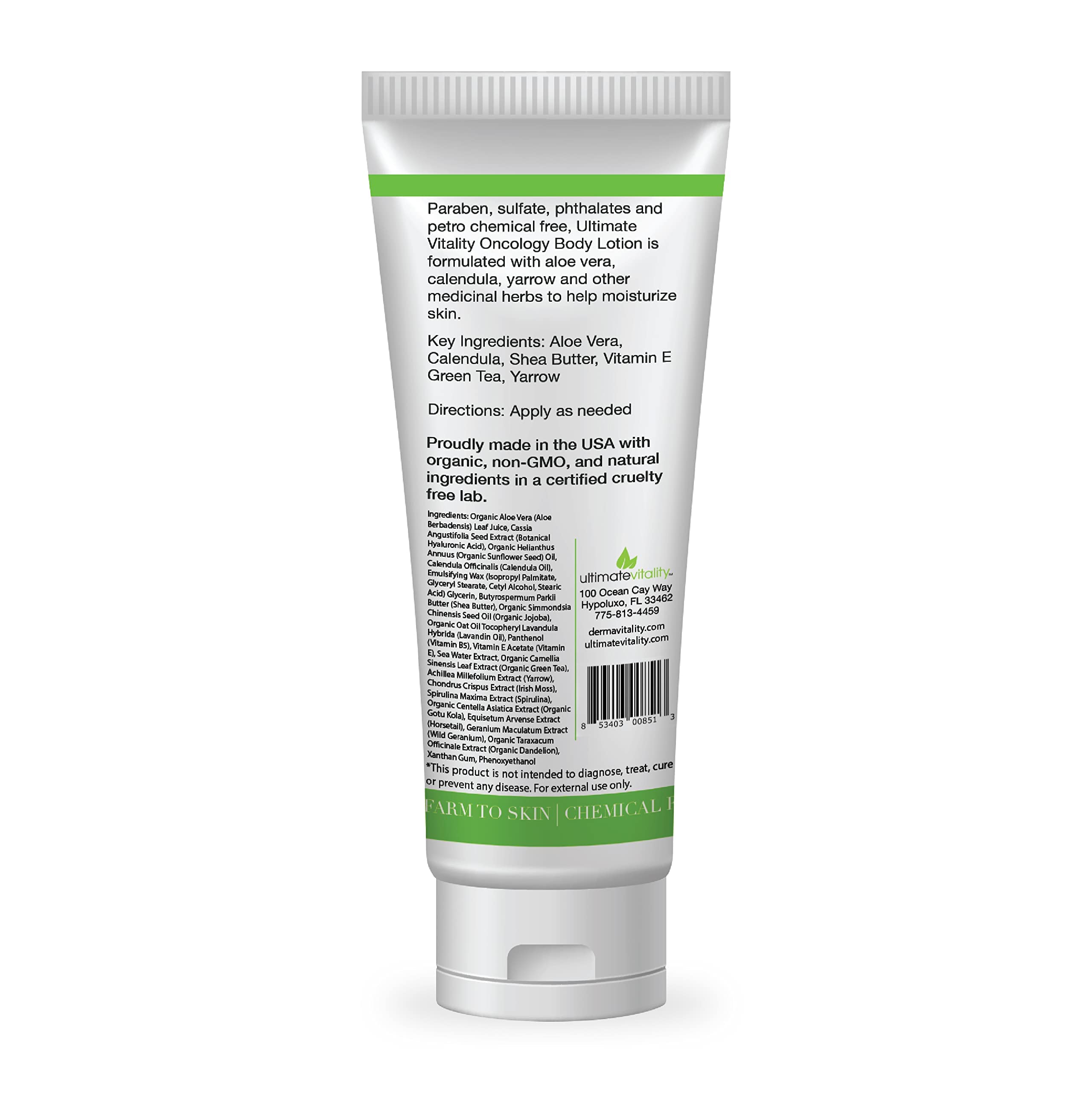 UltimateVitality Oncology Cream packaging display on a clean bathroom shelf.