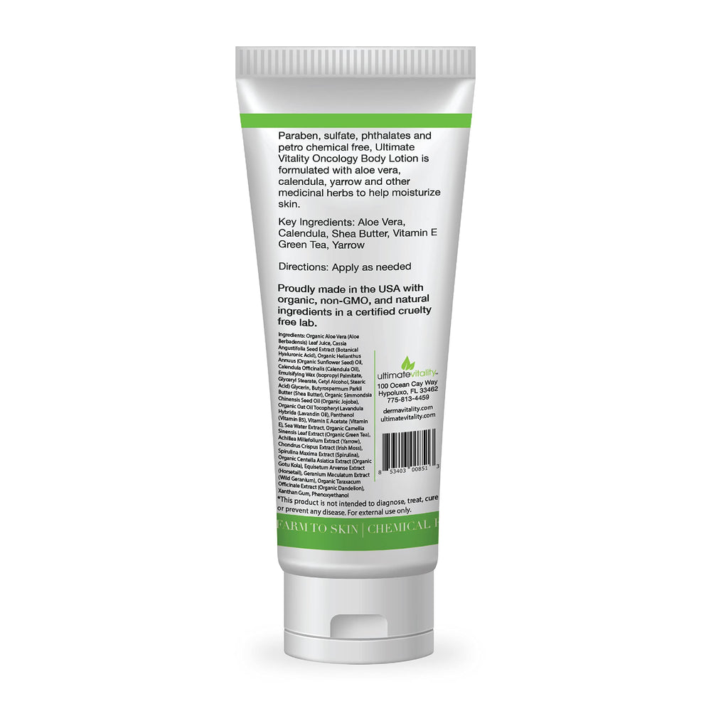 UltimateVitality Oncology Cream packaging display on a clean bathroom shelf.