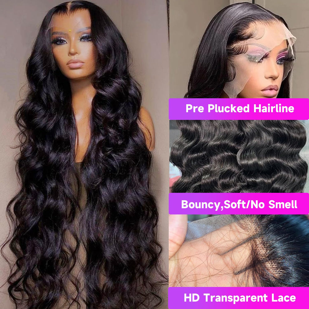 UltraFlower body wave wig high ponytail ready for updos