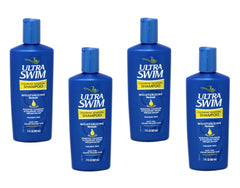 UltraSwim chlorine removal shampoo bottle—removes chlorine after swimming for fresher hair.