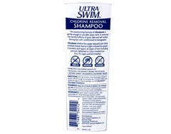 UltraSwim chlorine removal shampoo pour—quick daily use without heavy scent.
