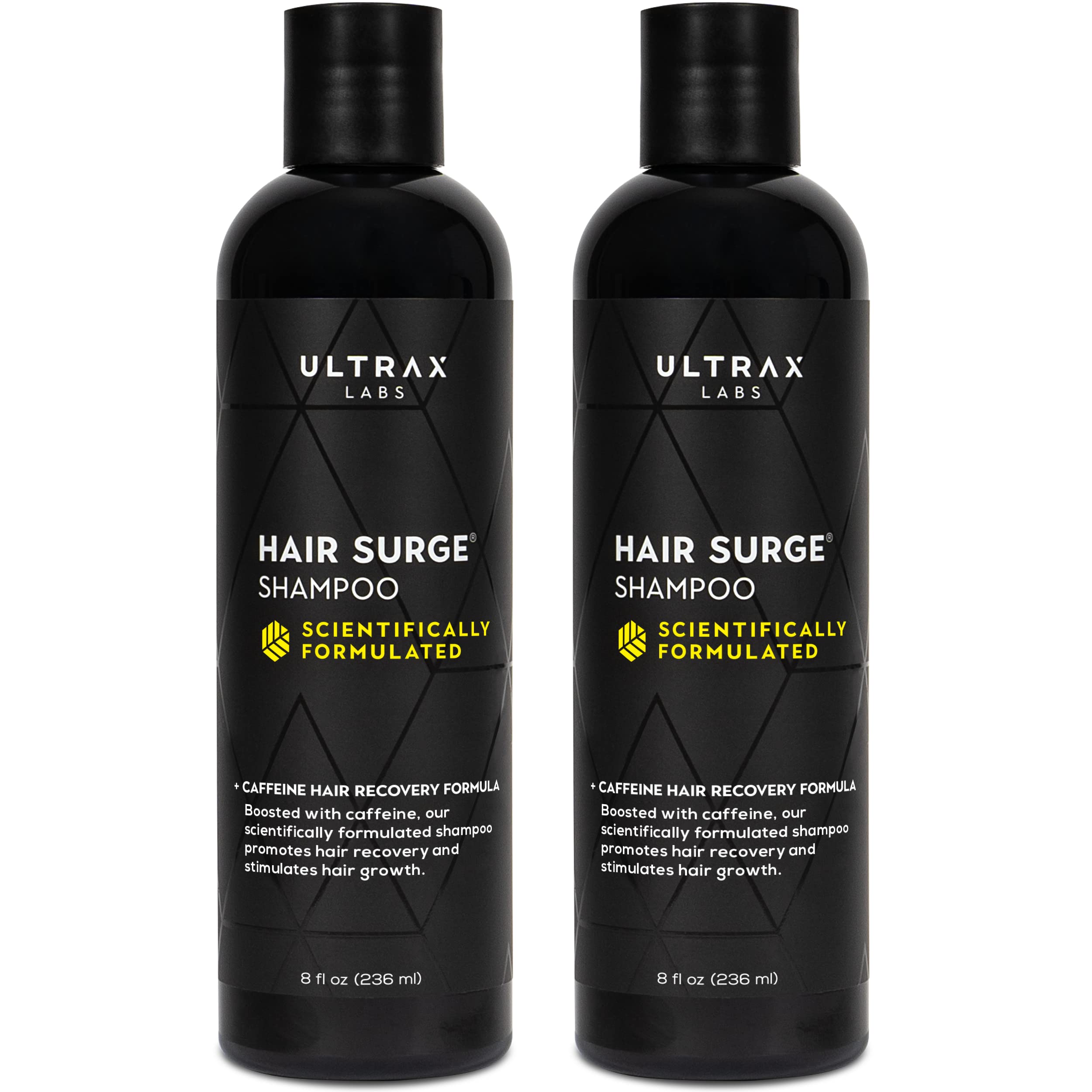 Ultrax Labs Hair Surge shampoo bottle front showing thinning hair formulation