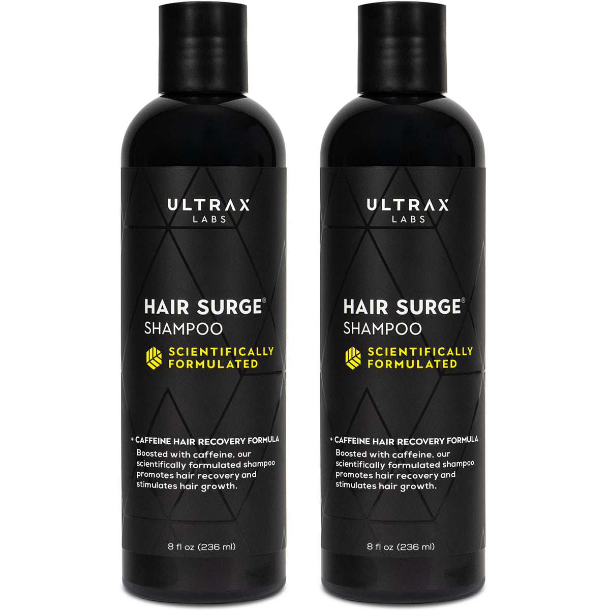 Ultrax Labs Hair Surge shampoo bottle front showing thinning hair formulation