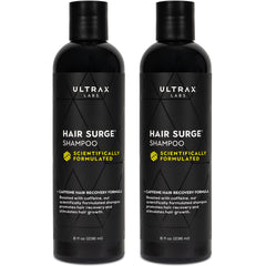 Ultrax Labs Hair Surge shampoo bottle front showing thinning hair formulation