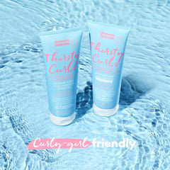 Umberto Giannini Thirsty Curls image shows smooth lengths and defined curls after use