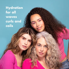 Umberto Giannini Thirsty Curls close-up highlights hydration without heaviness
