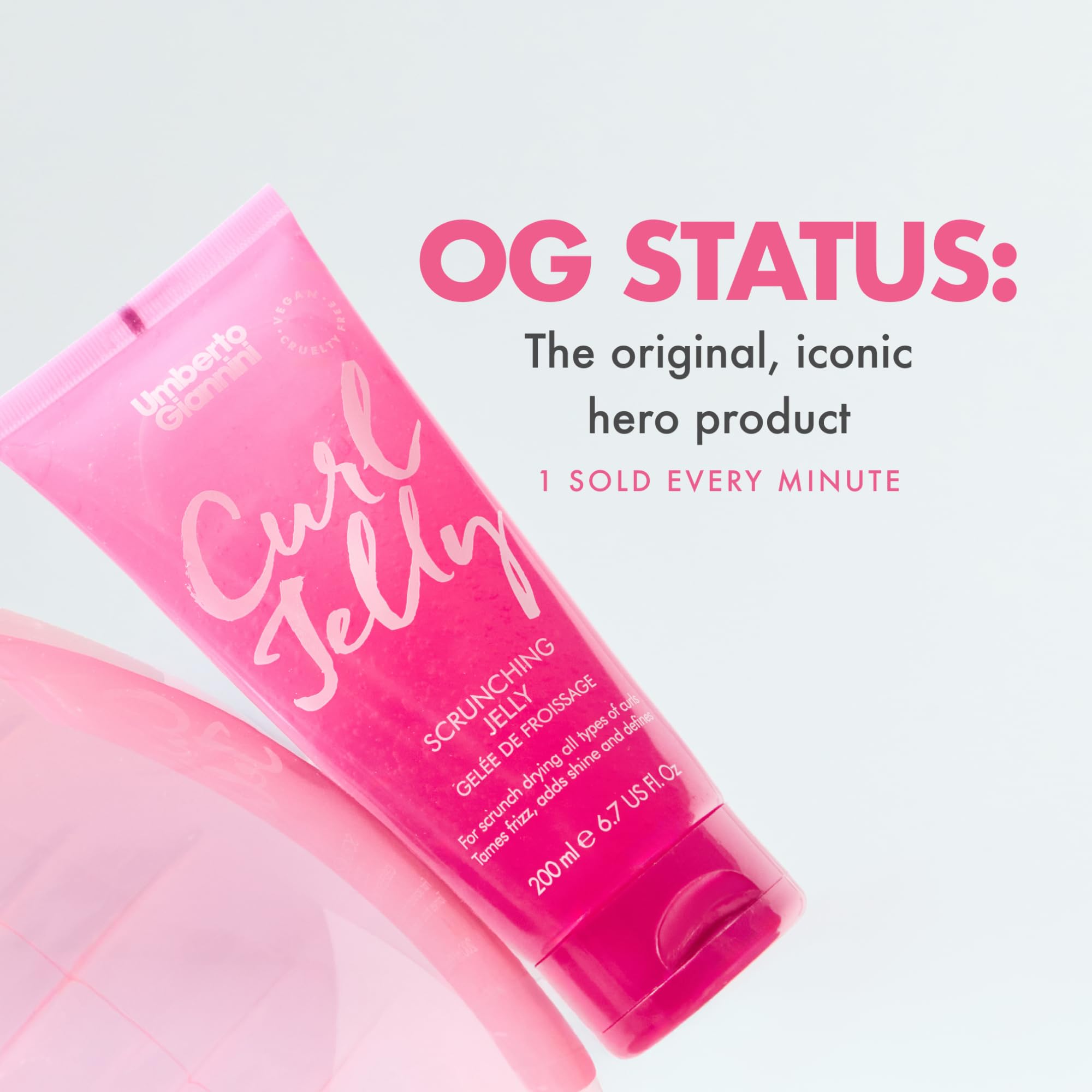 Umberto Giannini packaging presentation image highlights product details and eco-friendly values