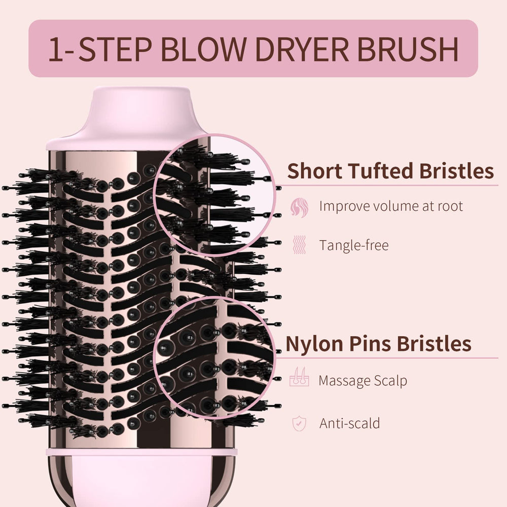 Umeely hair dryer brush cool shot enables versatile temperature control