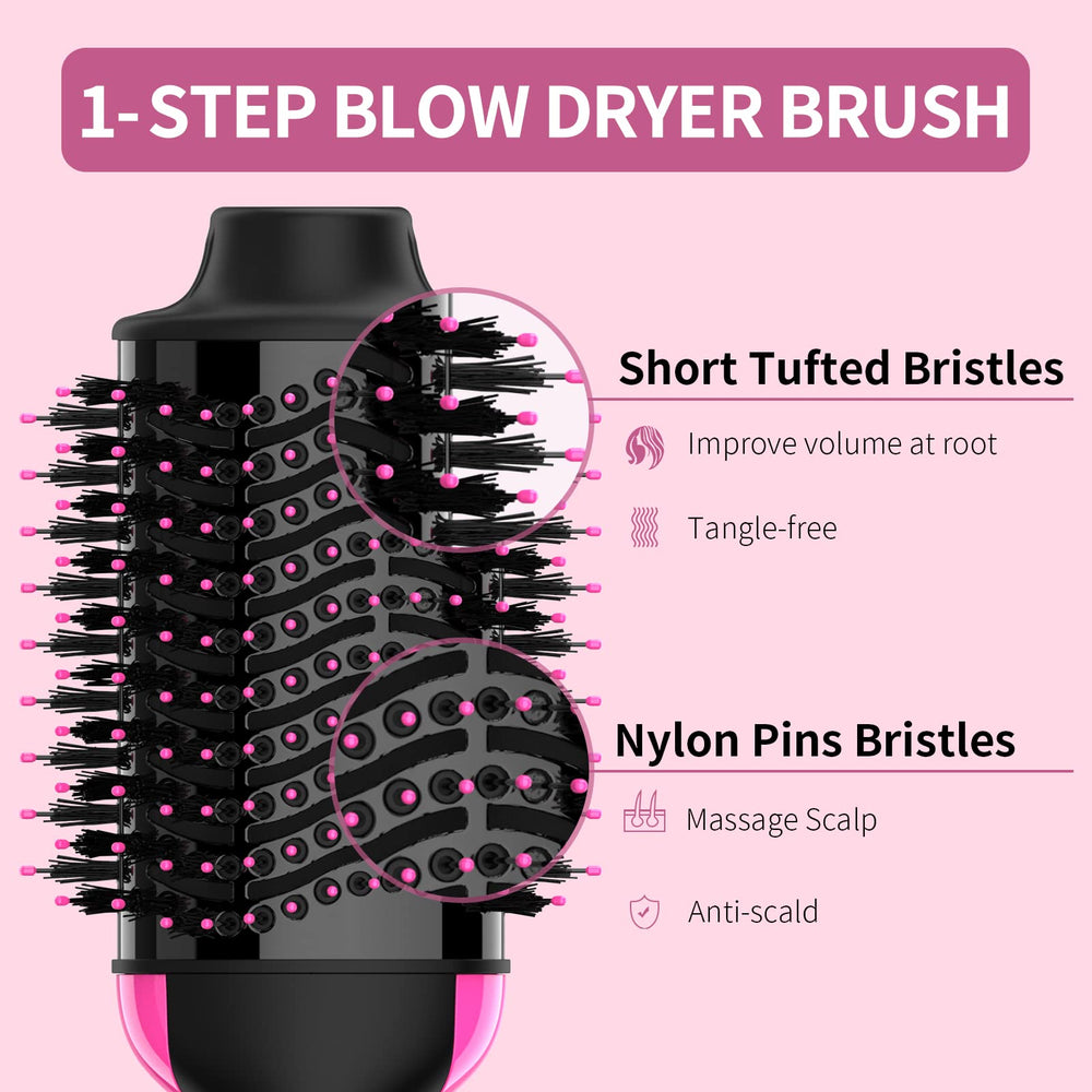 Umeely hair-dryer-brush negative ions reduce frizz and boost moisture