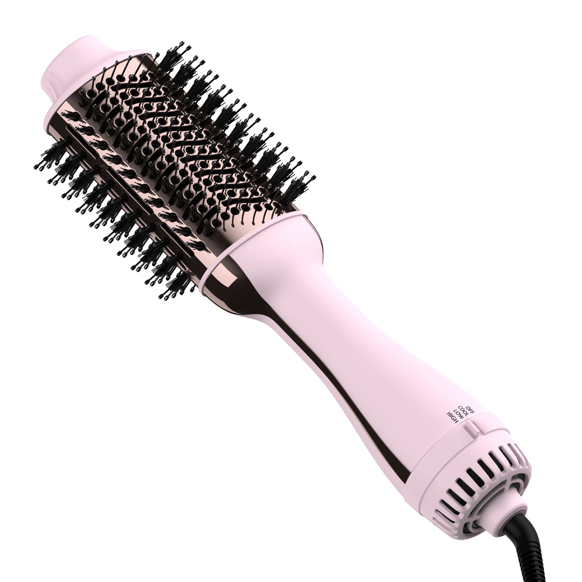 Umeely hair dryer brush oval barrel delivers smooth styling and even heat