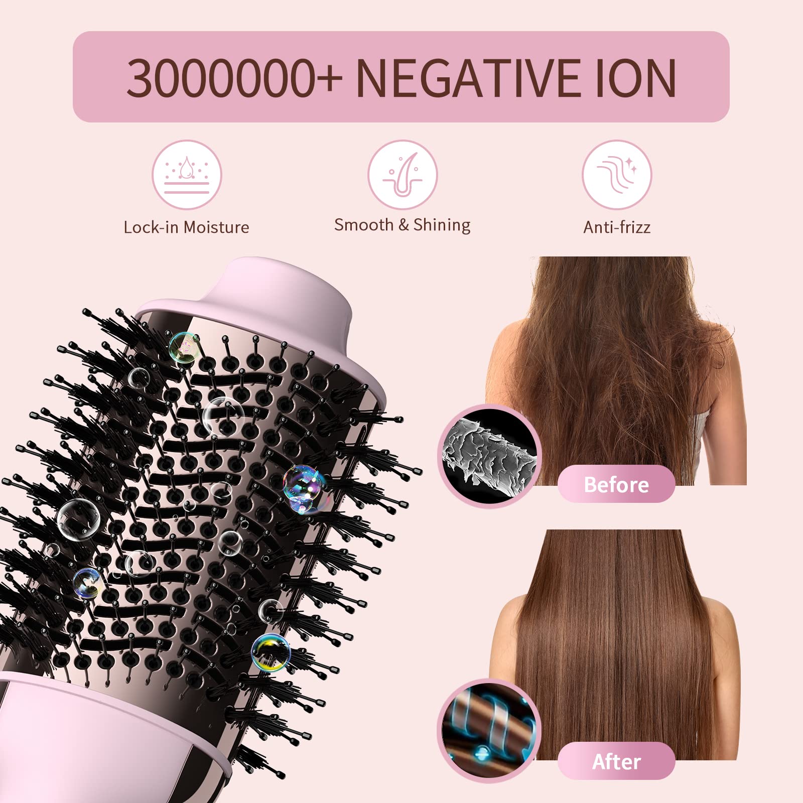 Umeely hair dryer brush safety certifications ETL and ALCI badge