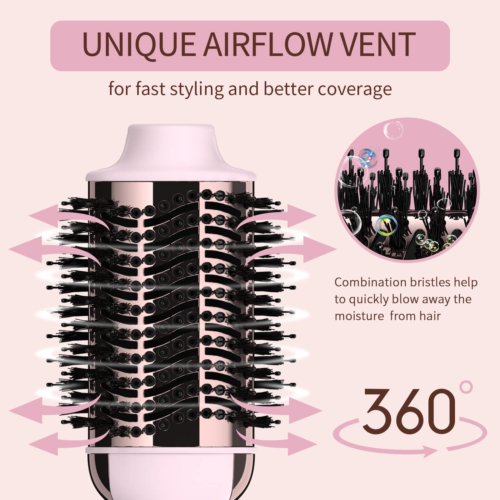 Umeely hair dryer brush salon blowout vibes for voluminous, polished looks