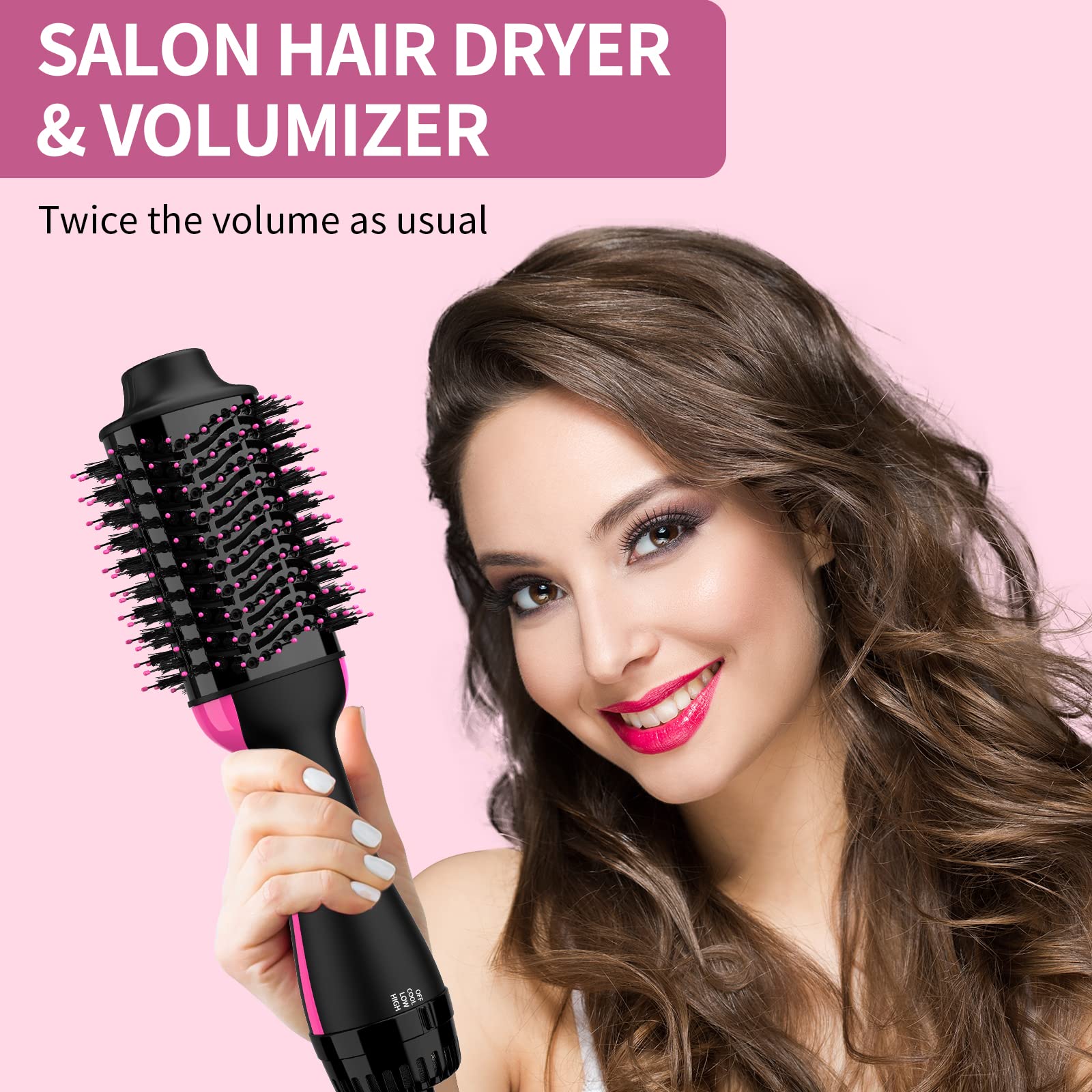 Umeely hair-dryer-brush salon blowout at home