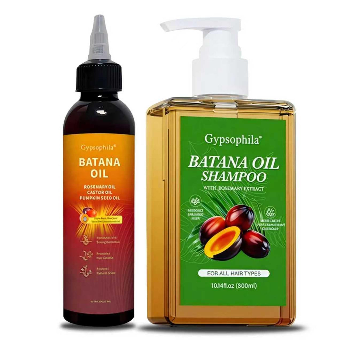 Umex Shampoo and Batana Oil Set bottle closeup showing lightweight hydration