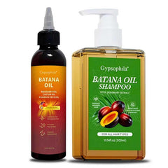 Umex Shampoo and Batana Oil Set bottle closeup showing lightweight hydration