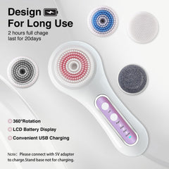 Umickoo Face Scrubber five-head kit offers versatile skin care options.