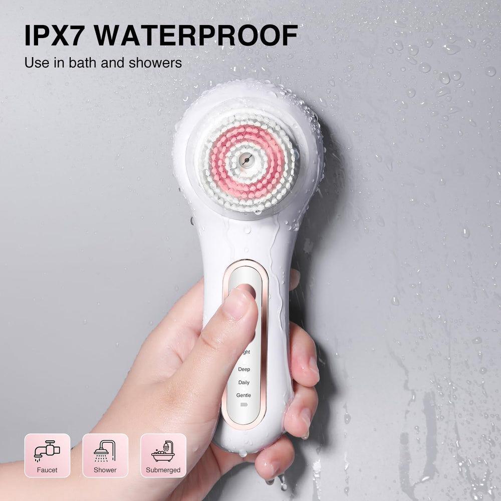 Umickoo Face Scrubber 0.1mm bristle head for deeper cleansing.
