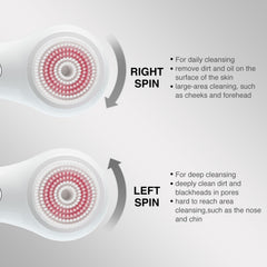 Umickoo Face Scrubber five interchangeable heads for versatile at-home spa care.