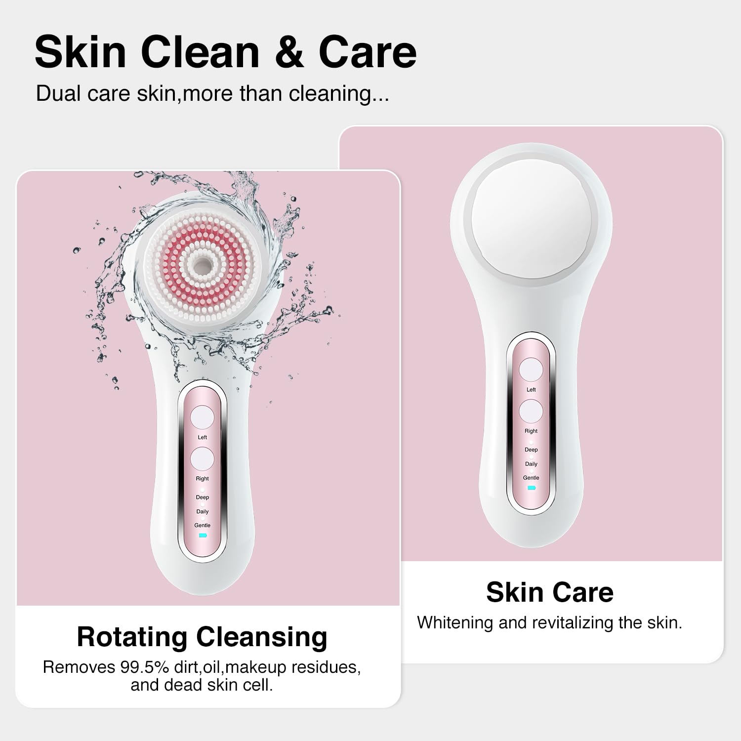 Umickoo pumice stone head targets dead skin and rough patches