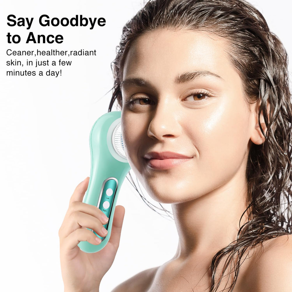 Umickoo Face Scrubber right-rotation daily refresh mode for gentle self-cleaning.