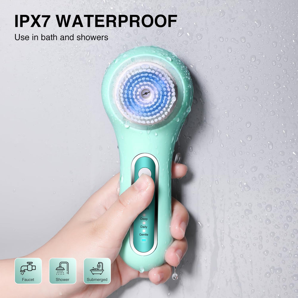 Umickoo Face Scrubber standing base keeping the device upright and organized.