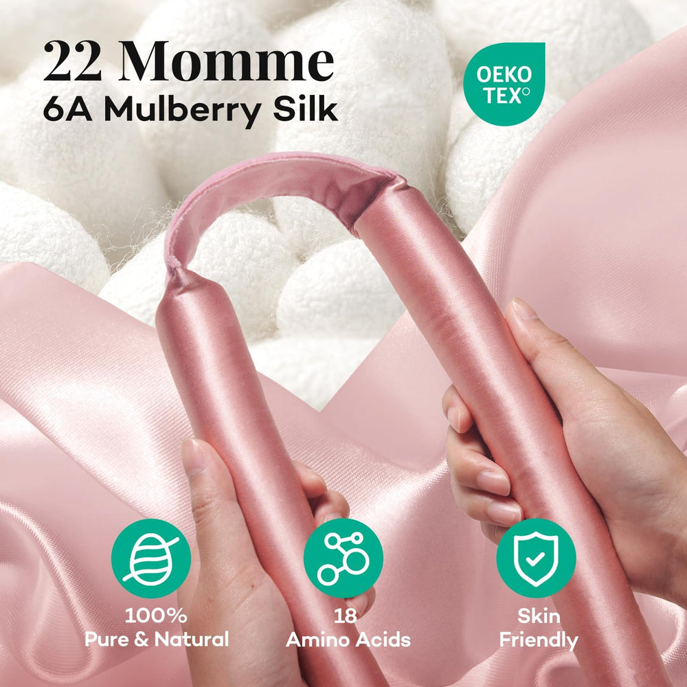 Umisleep heatless curls overnight wrapped hair shows easy overnight styling.