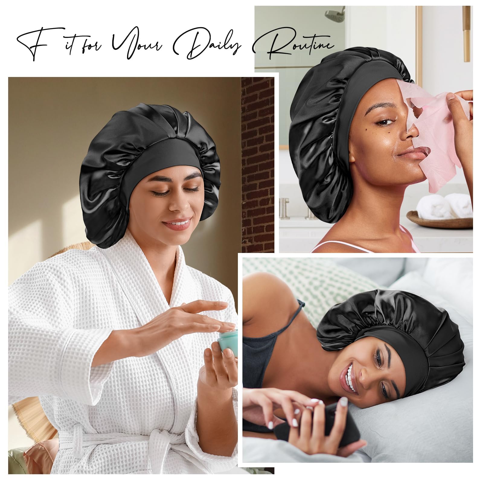 Umisleep silk bonnet packaging ready for gifting