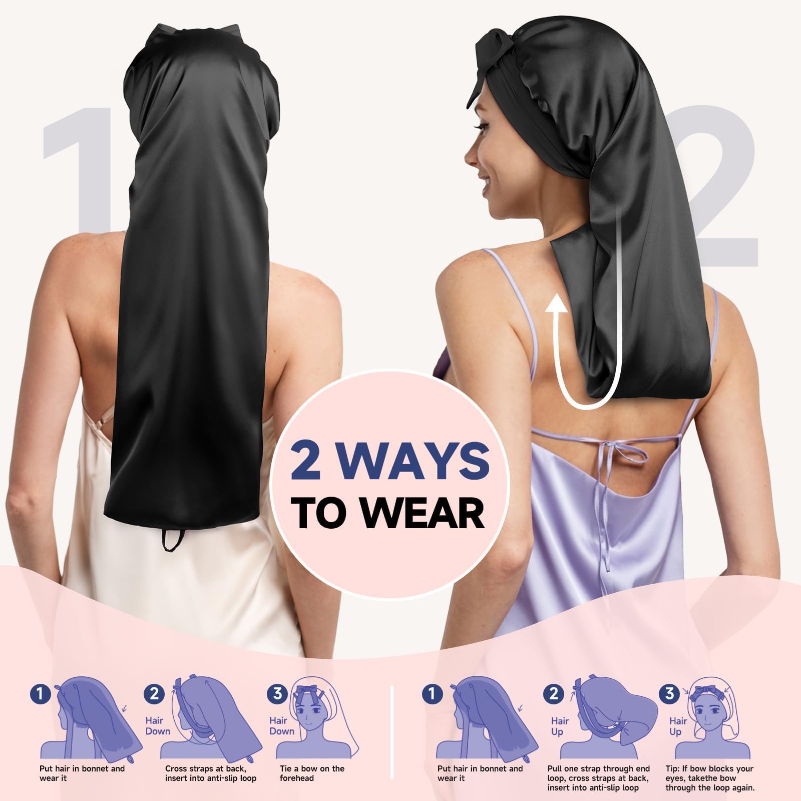 Umisleep silk bonnet packaging shown as gift-ready packaging