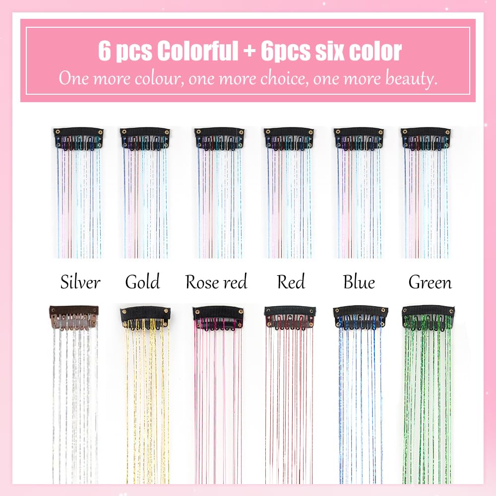 Umylar glitter tinsel is ideal for weddings and parties with vibrant color accents.