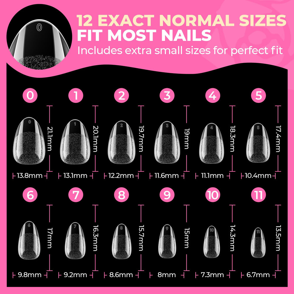 UNA GELLA 12 sizes collection closeup enabling easy size selection.