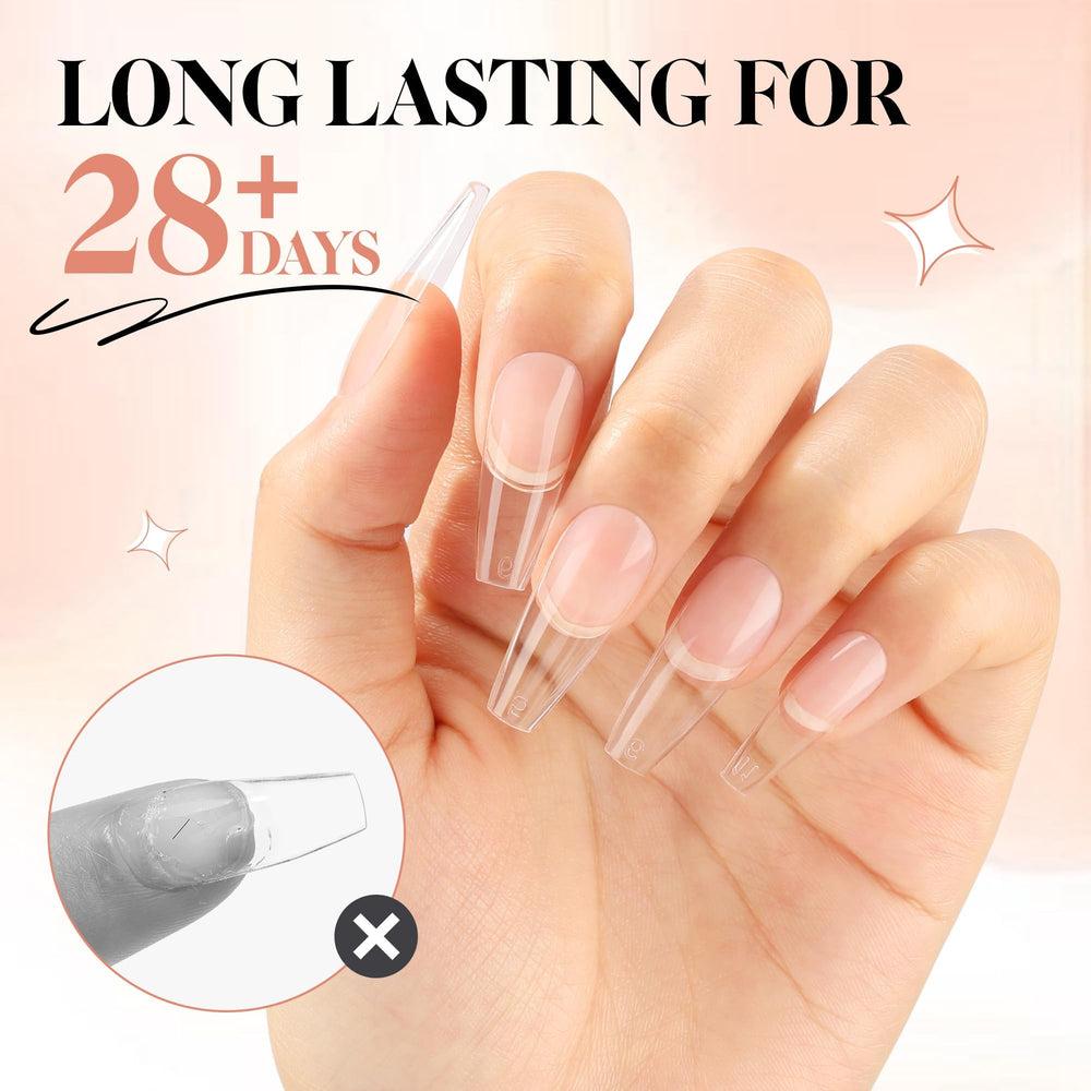 UNA GELLA 3D nail art possible with solid glue gel
