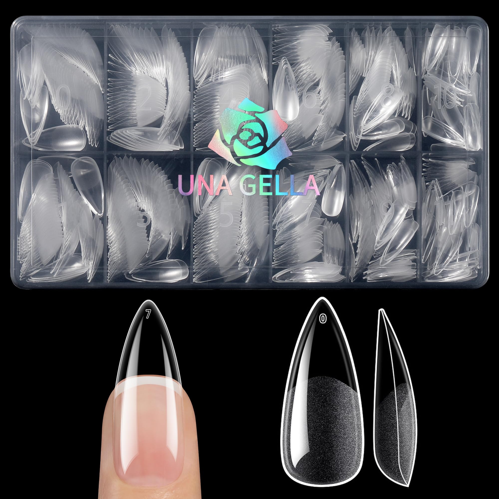 UNA GELLA at-home nail extensions setup for professional-looking results