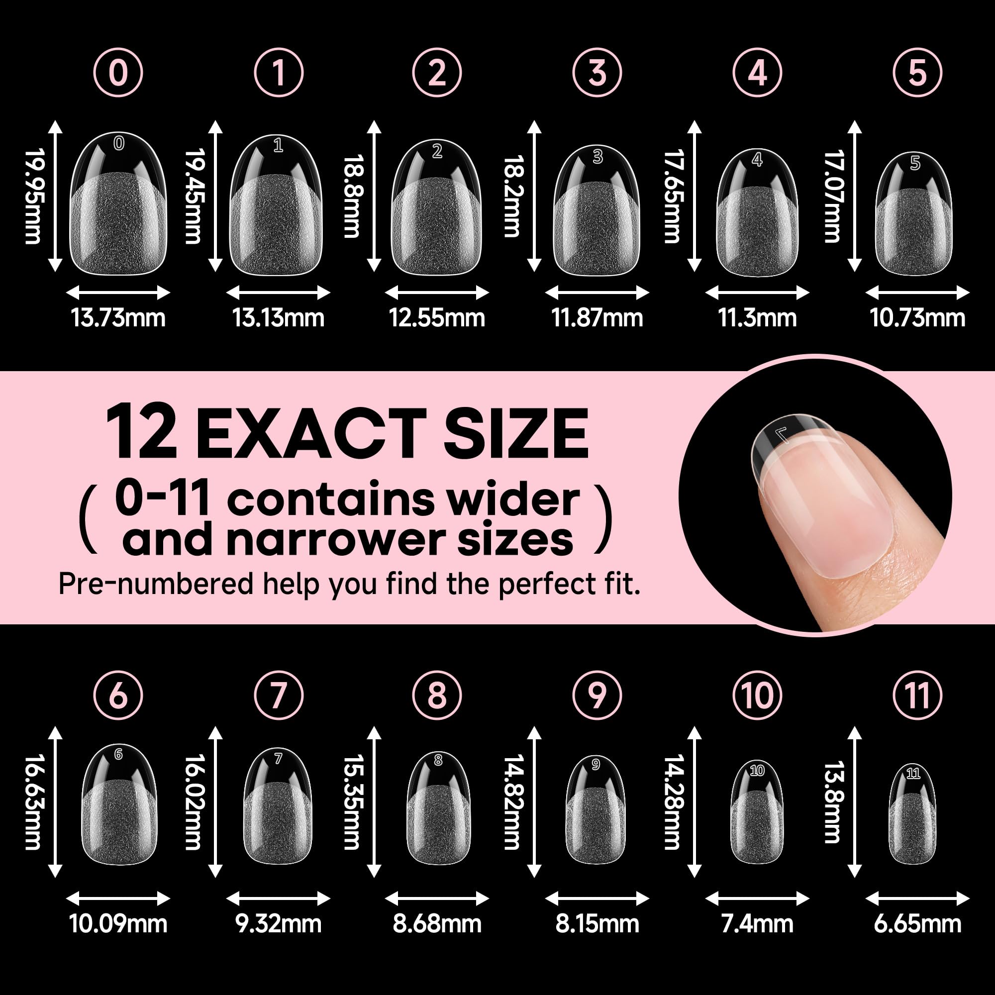 UNA GELLA daily-use durable nail tips ideal for everyday tasks like typing