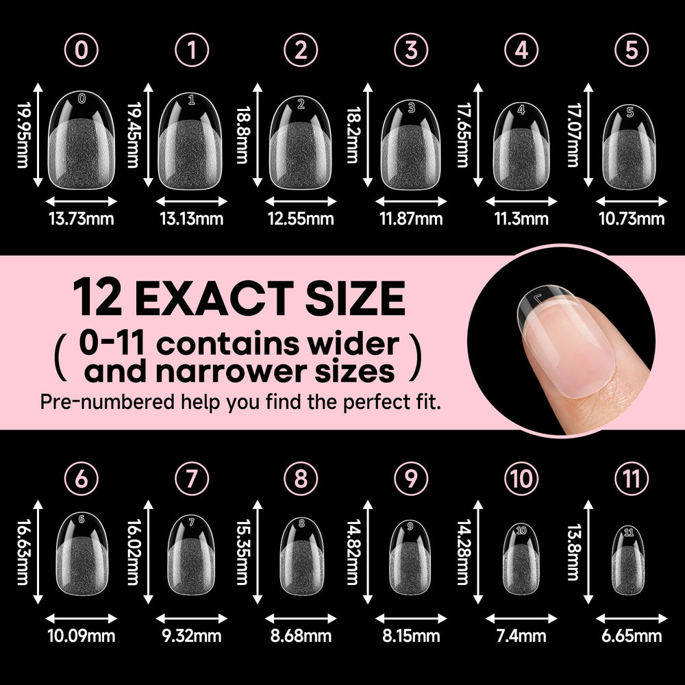 UNA GELLA daily-use durable nail tips ideal for everyday tasks like typing