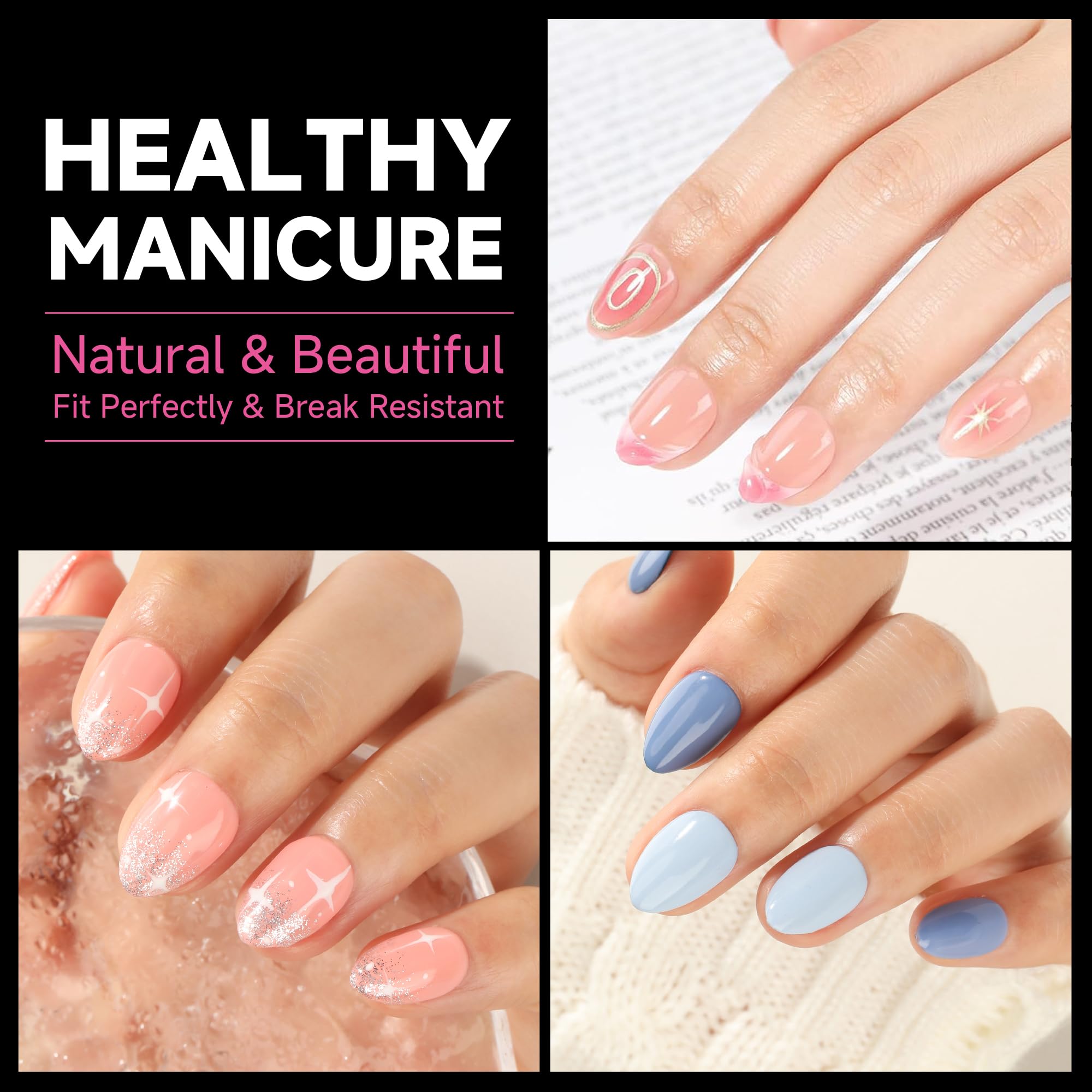 UNA GELLA DIY salon use with gel tips for fast home manicure upgrades