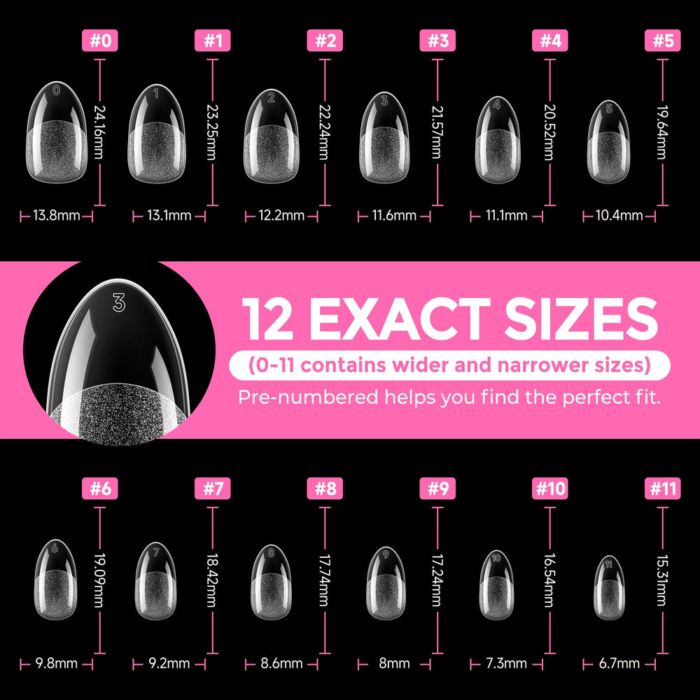 UNA GELLA easy-press-on tips fit nails quickly