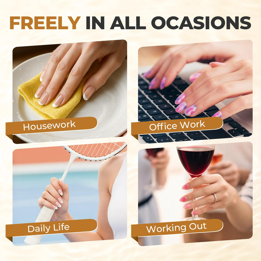 UNA GELLA easy removal feature for gentle nail tip removal.