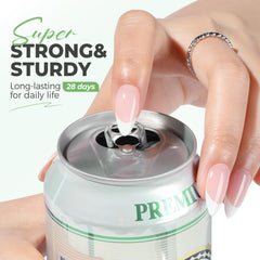 UNA GELLA fast-dry glue cures in 10 seconds without a UV lamp.