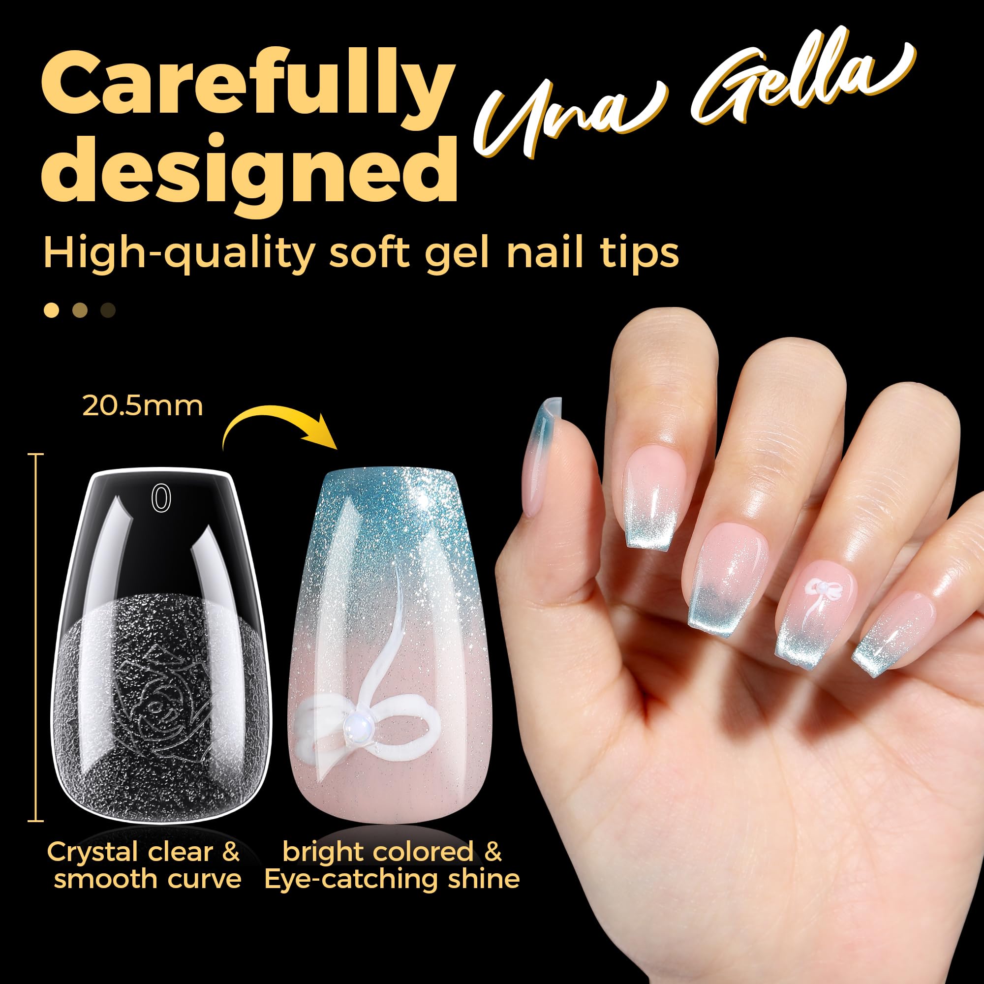 UNA GELLA home DIY salon box set for professional-looking nails at home
