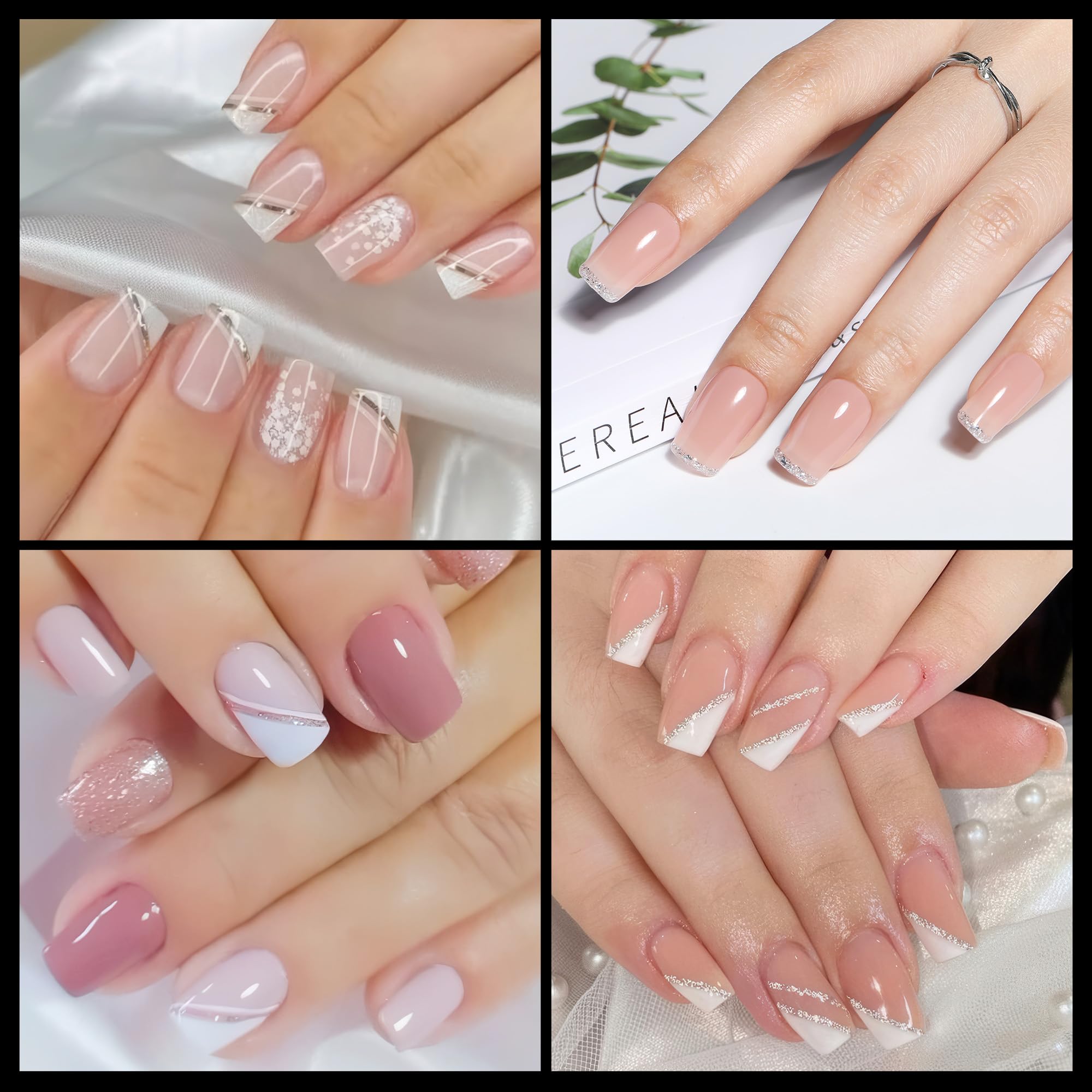 UNA GELLA inner deep matte texture close-up for stronger natural nail adhesion