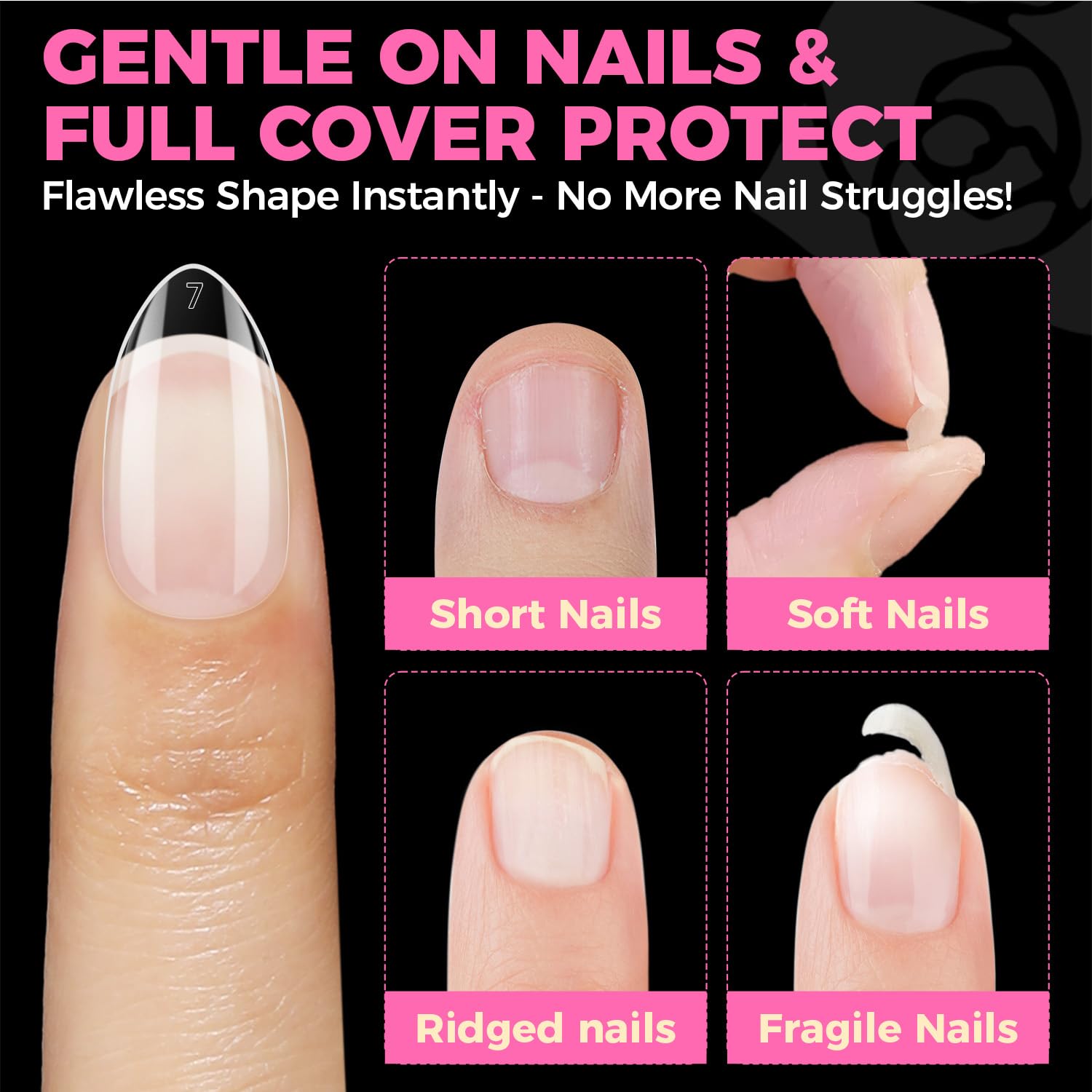 UNA GELLA long-lasting tips endure weeks of wear with proper application