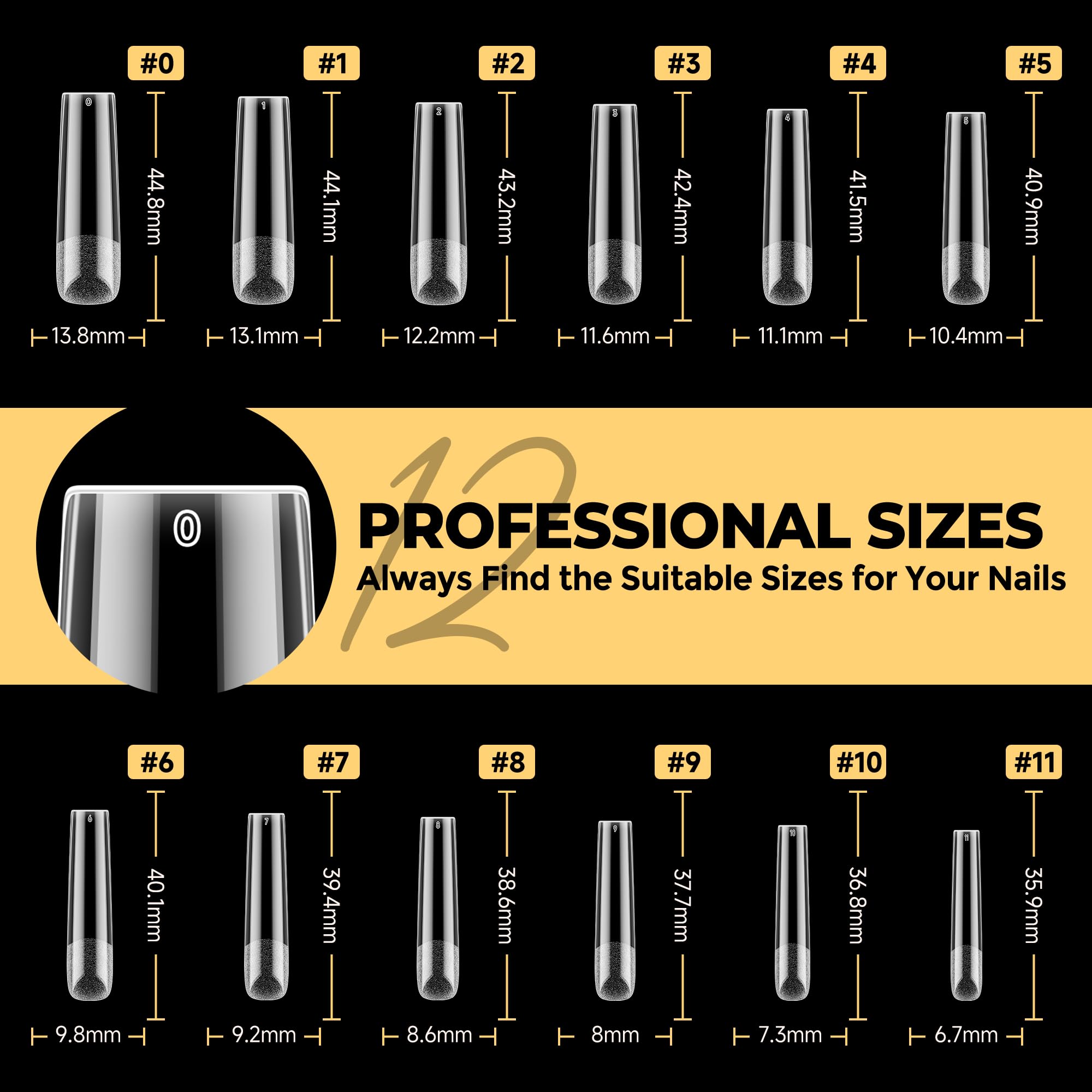 UNA GELLA long-lasting nail tips up to 30 days wear