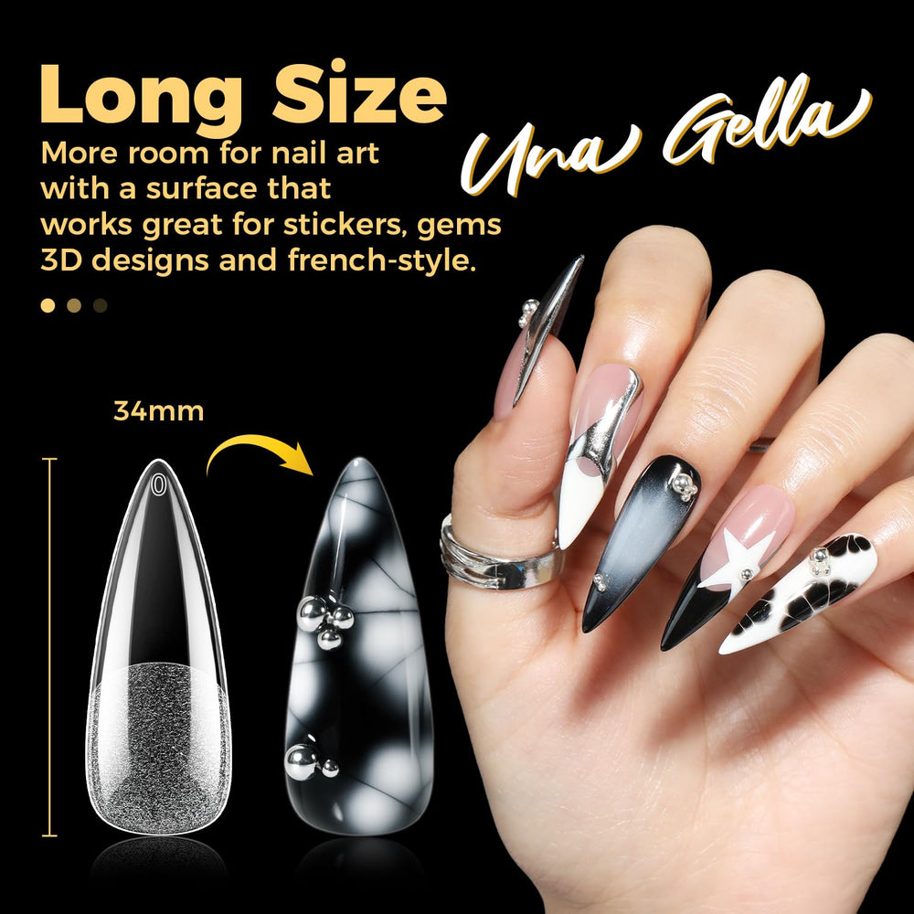 UNA GELLA diy-art showcase for versatile styling and Christmas nail designs.